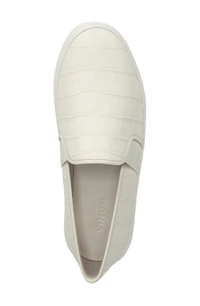 Shop Vince Blair 5 Slip-on Sneaker In Cream Leather