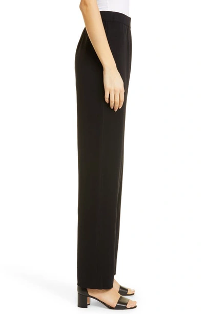 Shop Misook Straight Leg Knit Pants In Black