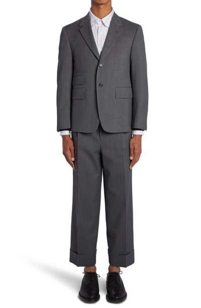Shop Thom Browne Fit 5 Single Vent Wool Piqué Sport Coat In Medium Grey