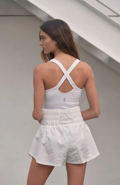 Free People Movement Way Home Skort Romper In White