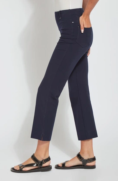 Lyssé Baby Bootcut Pants In True Navy