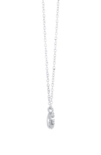 Shop Bony Levy Icon Diamond Initial Pendant Necklace In 18k White Gold - G