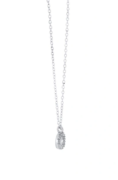 Bony Levy Icon Diamond Initial Pendant Necklace In 18k White Gold - O