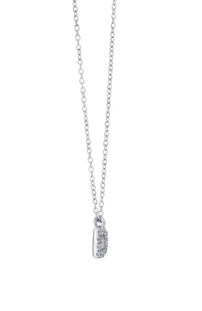 Bony Levy Icon Diamond Initial Pendant Necklace In 18k White Gold - D