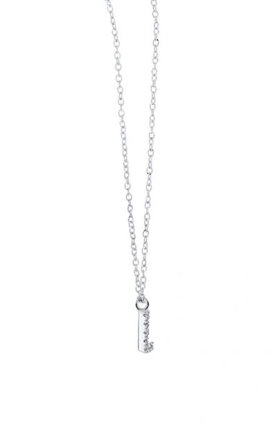 Bony Levy Icon Diamond Initial Pendant Necklace In 18k White Gold - L