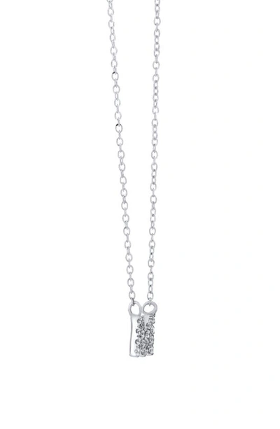 Shop Bony Levy Icon Diamond Initial Pendant Necklace In 18k White Gold - M