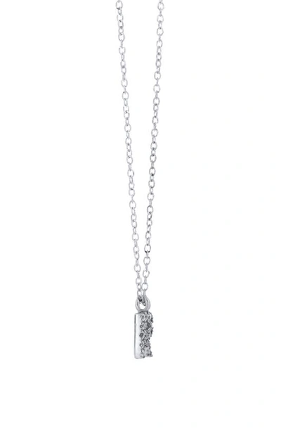 Bony Levy Icon Diamond Initial Pendant Necklace In 18k White Gold - R