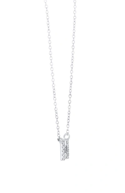 Shop Bony Levy Icon Diamond Initial Pendant Necklace In 18k White Gold - H