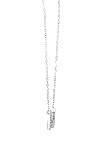 Shop Bony Levy Icon Diamond Initial Pendant Necklace In 18k White Gold - N