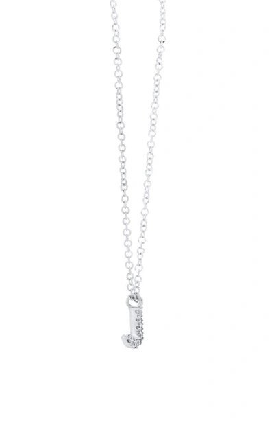 Bony Levy Icon Diamond Initial Pendant Necklace In 18k White Gold - J