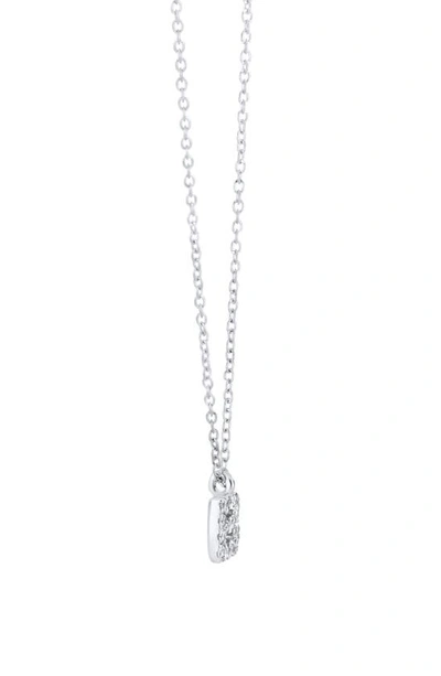 Bony Levy Icon Diamond Initial Pendant Necklace In 18k White Gold - B