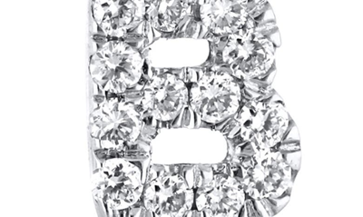 Bony Levy Icon Diamond Initial Pendant Necklace In 18k White Gold - B