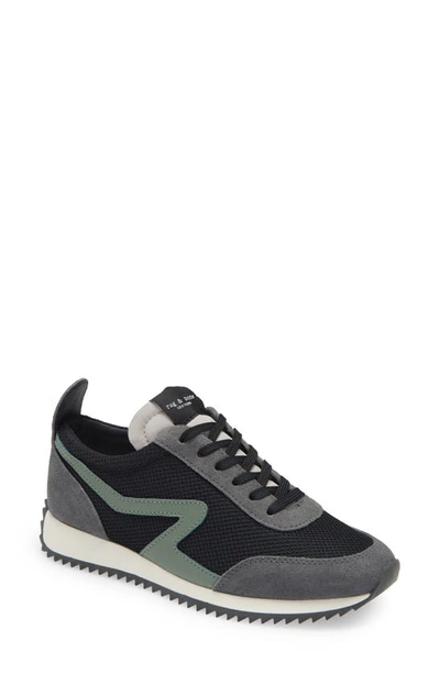 Shop Rag & Bone Retro Runner Sneaker In Dark Grey