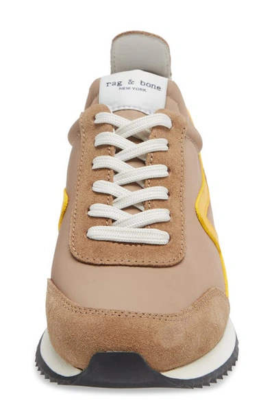 Shop Rag & Bone Retro Runner Sneaker In Cigar