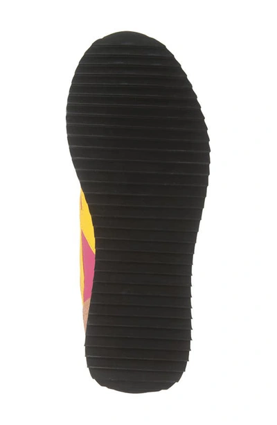Rag & Bone Retro Suede & Mesh Runners In Fuchsia