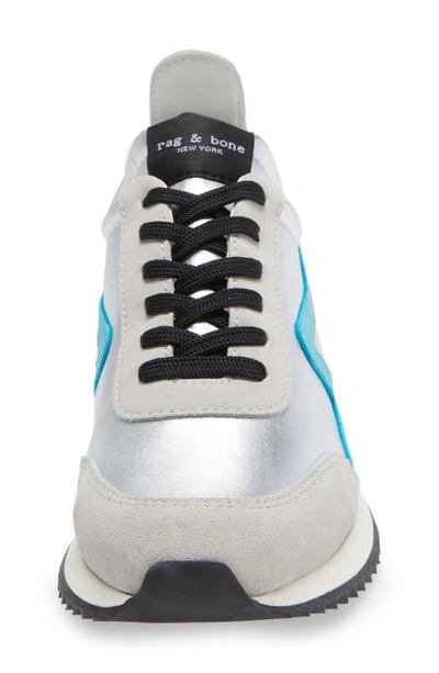Shop Rag & Bone Retro Runner Sneaker In Silver