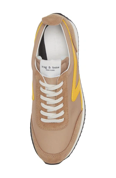 Shop Rag & Bone Retro Runner Sneaker In Cigar