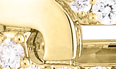 Roberto Coin 18k Yellow Gold Navarra Diamond Chain Overlap Link Ring In Yellow Gold