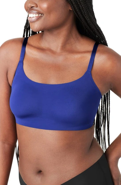 Shop True & Co. True Body Scoop Neck Bralette In Laguna Blue