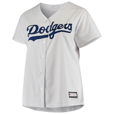 Shop Profile White Los Angeles Dodgers Plus Size Sanitized Replica Team Jersey