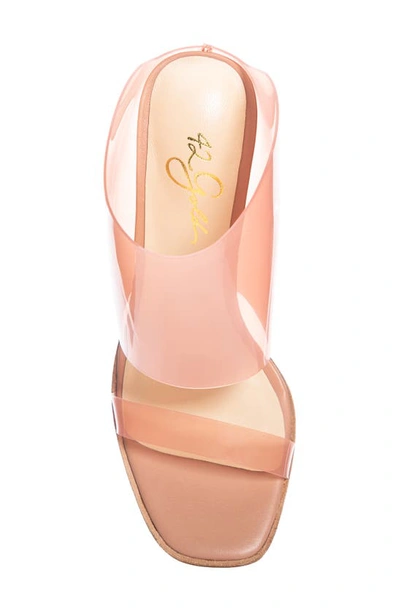 42 Gold Linx Slide Sandal In Natural