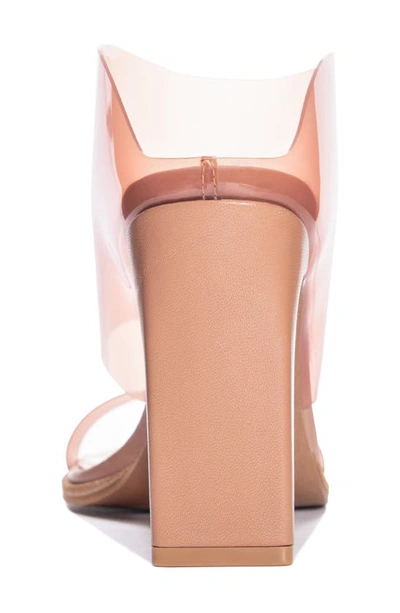 42 Gold Linx Slide Sandal In Natural