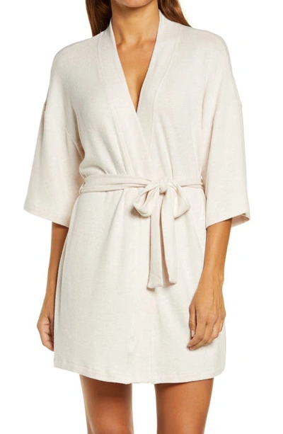 Ugg Monrose Short Robe In Oatmeal Heather | ModeSens