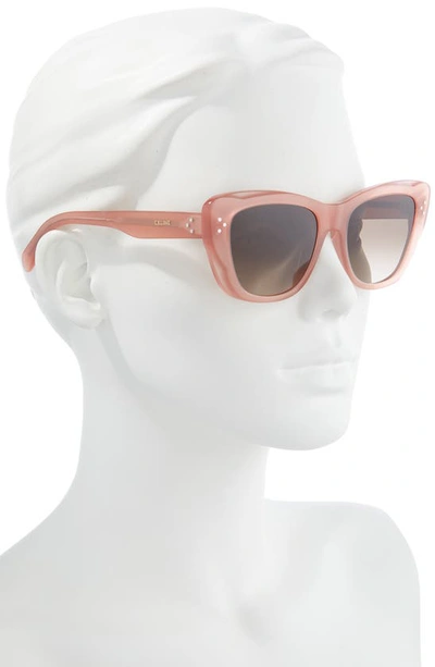 Shop Celine 54mm Cat Eye Sunglasses In Pink / Other / Gradient Roviex