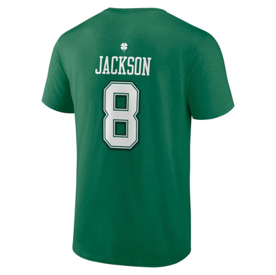 Shop Fanatics Branded Lamar Jackson Green Baltimore Ravens St. Patrick's Day Icon Player T-shirt