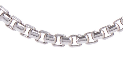 Shop Degs & Sal Box Chain Necklace In Silver
