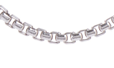 Degs & Sal 24" Box Link Chain Necklace In Sterling Silver (2.3mm) In Silver