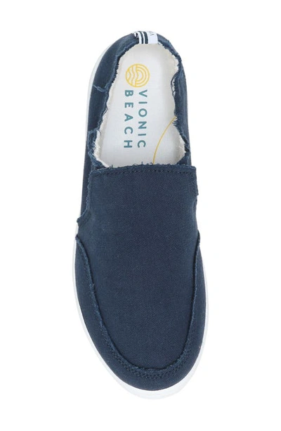 Shop Vionic Beach Collection Malibu Slip-on Sneaker In Navy/ Navy