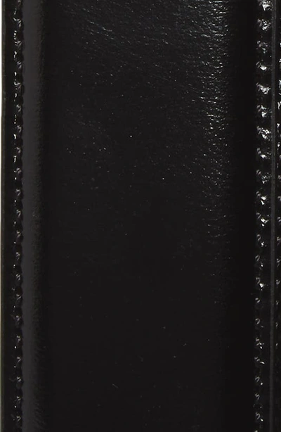 Shop Johnston & Murphy Calfskin Belt In Black