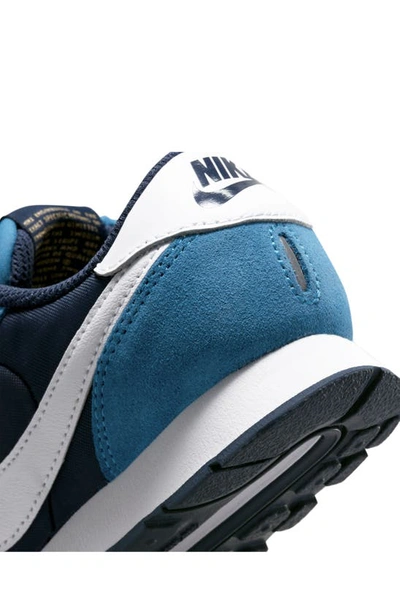 Shop Nike Md Valiant Sneaker In Navy/ White/ Blue