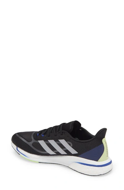 Shop Adidas Originals Supernova Running Shoe In Black/ Silver/ Blue