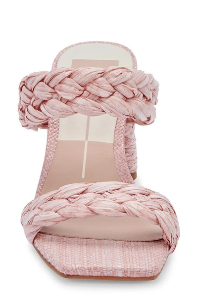 Shop Dolce Vita Paily Raffia Braided Sandal In Pink