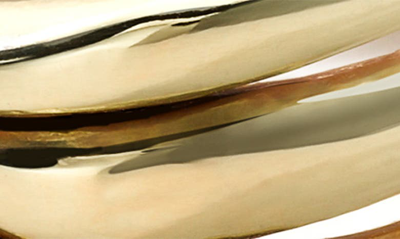 Ippolita Smooth Squiggle Triple Band Ring In 18k Gold In 18kyg