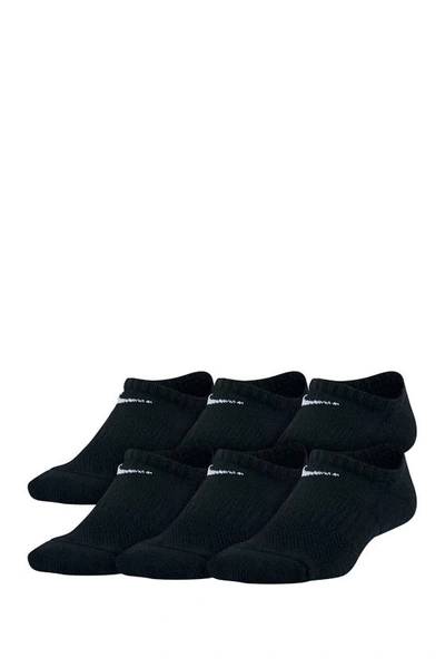 Shop Nike Everyday Cushioned No-show Socks In 010 Black/white