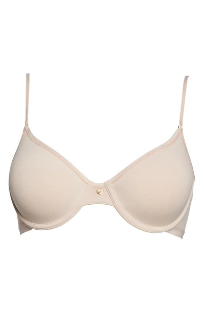 Shop Natori Understated Underwire T-shirt Bra In Rose Beige