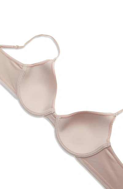 Shop Natori Understated Underwire T-shirt Bra In Rose Beige