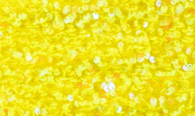 Shop Helsi Jodi Sequin Plunge Neck Cocktail Minidress In Lemon