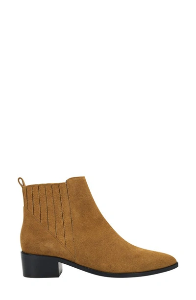 Shop Marc Fisher Ltd Yolli Bootie In Rum Suede