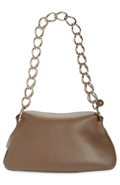 Shop Chloé Small Juana Leather Shoulder Bag In Army