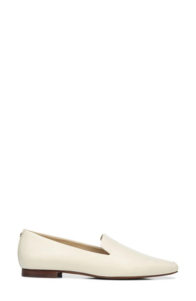 Shop Sam Edelman Emelie Square Toe Loafer In Modern Ivory Leather