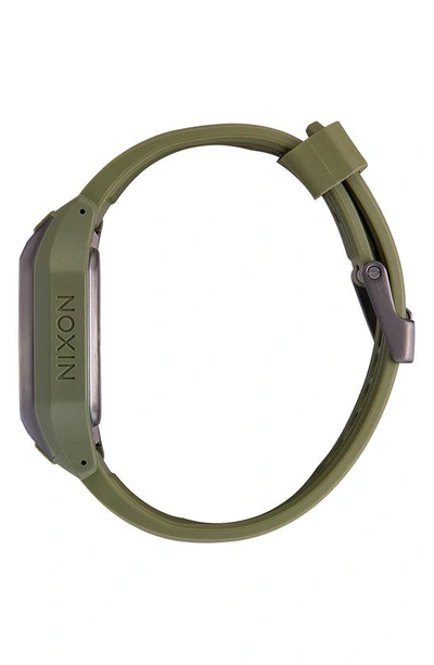 Nixon High Tide Digital Silicone Strap Watch, 44mm In Surplus