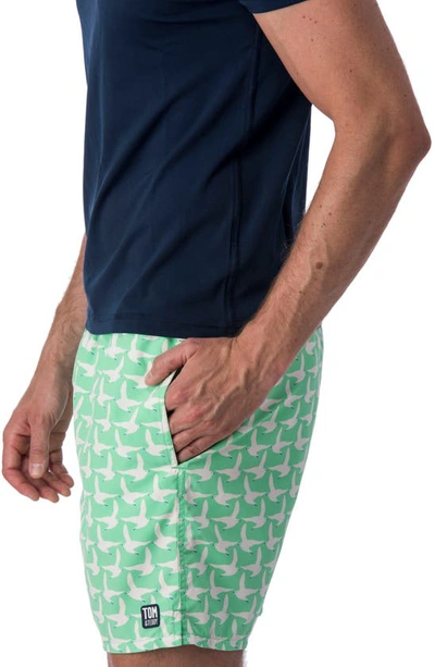Tom & Teddy Short-sleeve Rash Guard In Deep Blue