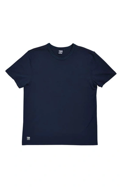 Tom & Teddy Short-sleeve Rash Guard In Deep Blue