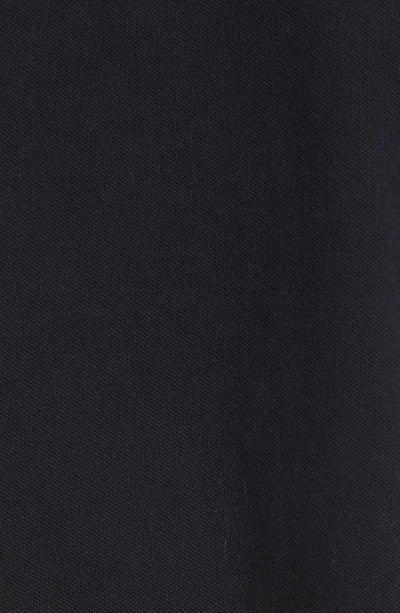 Shop Ami Alexandre Mattiussi Ami De Coeur Embroidered Organic Cotton Piqué Polo In Black