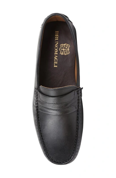 Shop Bruno Magli Xeleste Loafer In Black Leather