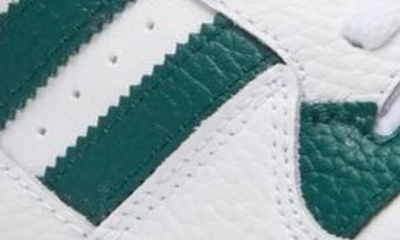 Shop Adidas Originals Forum 84 Low Sneaker In White/ Green